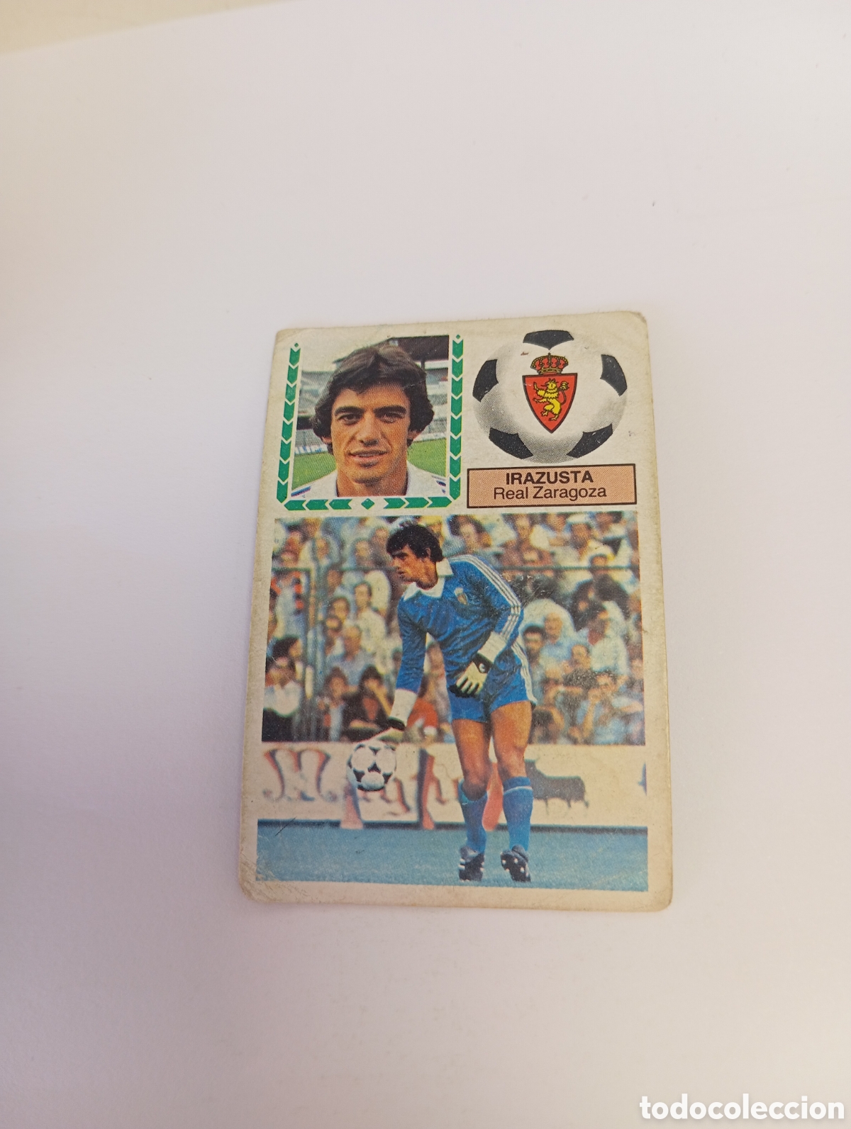 Cromos de f&uacute;tbol: IRAZUSTA BAJA Zaragoza Liga Este 1983 1984 NUEVO 83 84 SIN PEGAR