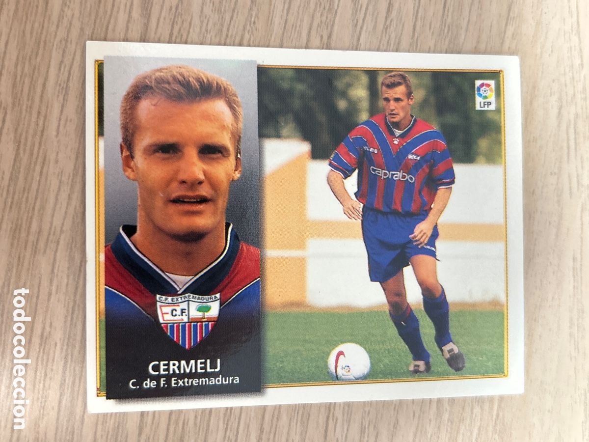 Cromos de f&uacute;tbol: CERMELJ EXTREMADURA COLOCA LIGA ESTE 1998/99 98 99 NUNCA PEGADO SIN PEGAR
