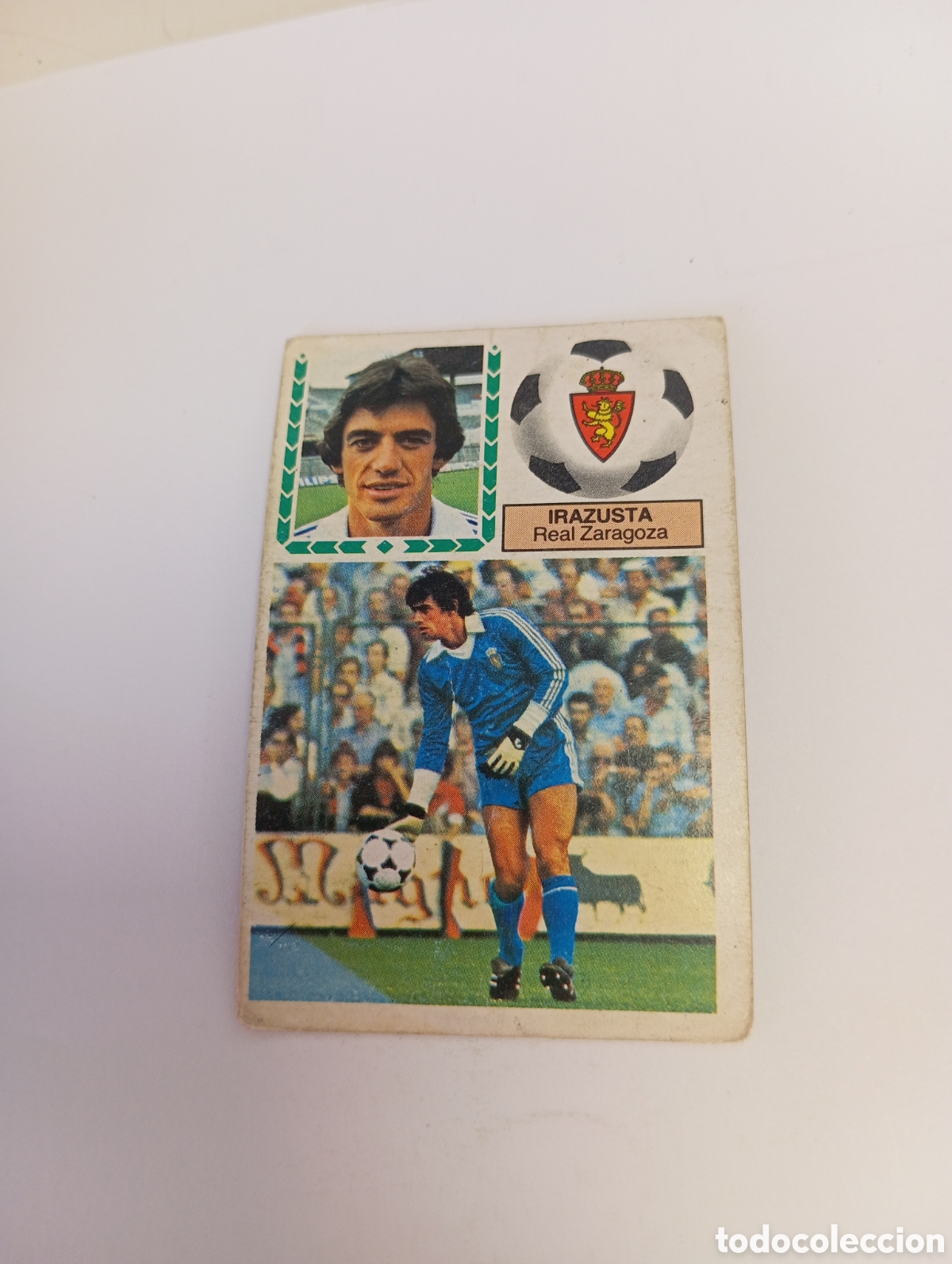 Cromos de f&uacute;tbol: IRAZUSTA BAJA Zaragoza Liga Este 1983 1984 NUEVO 83 84 SIN PEGAR