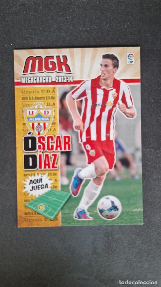 Cromos de f&uacute;tbol: L1 OSCAR DIAZ U. D. ALMERIA 18 PANINI MEGACRACKS 2013 2014 13 14