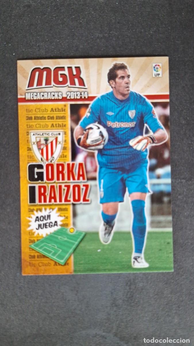 Cromos de f&uacute;tbol: L1 GORKA IRAIZOZ ATHLETIC CLUB DE BILBAO 20 PANINI MEGACRACKS 2013 2014 13 14