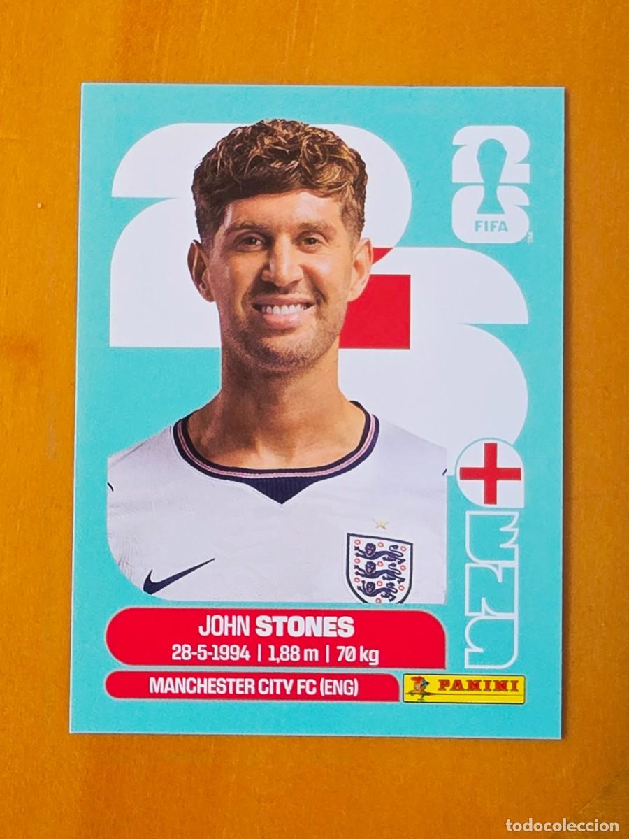 Cromos de f&uacute;tbol: ENG 3 John Stones, Inglaterra, Panini FIFA World Cup Mundial 2026 Sticker