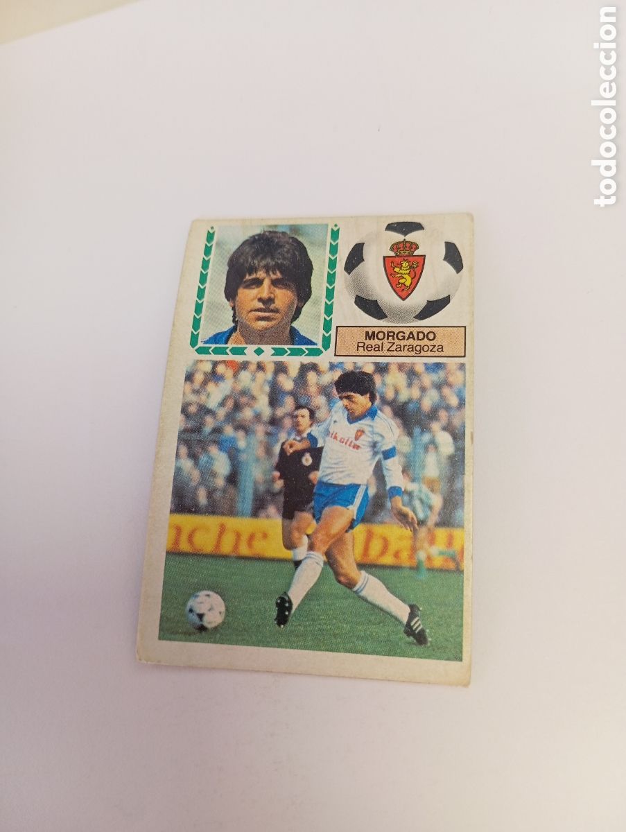 Cromos de f&uacute;tbol: MORGADO Zaragoza Liga Este 1983 1984 NUEVO 83 84 SIN PEGAR