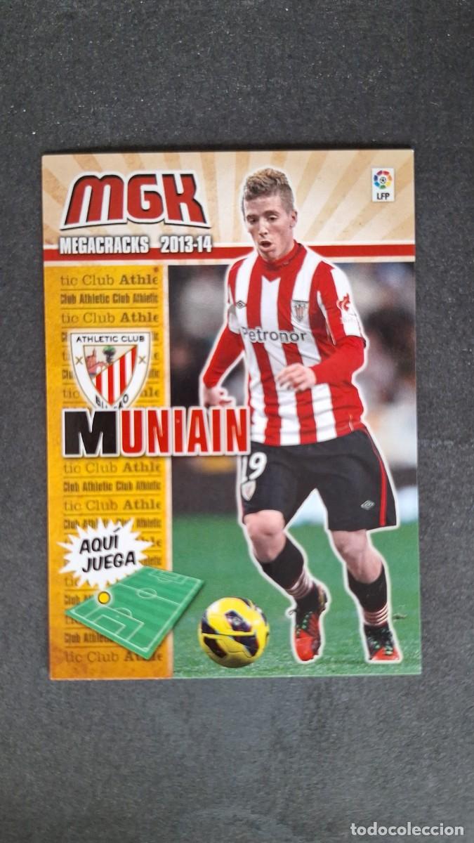 Cromos de f&uacute;tbol: L1 MUNIAIN ATHLETIC CLUB DE BILBAO 33 PANINI MEGACRACKS 2013 2014 13 14