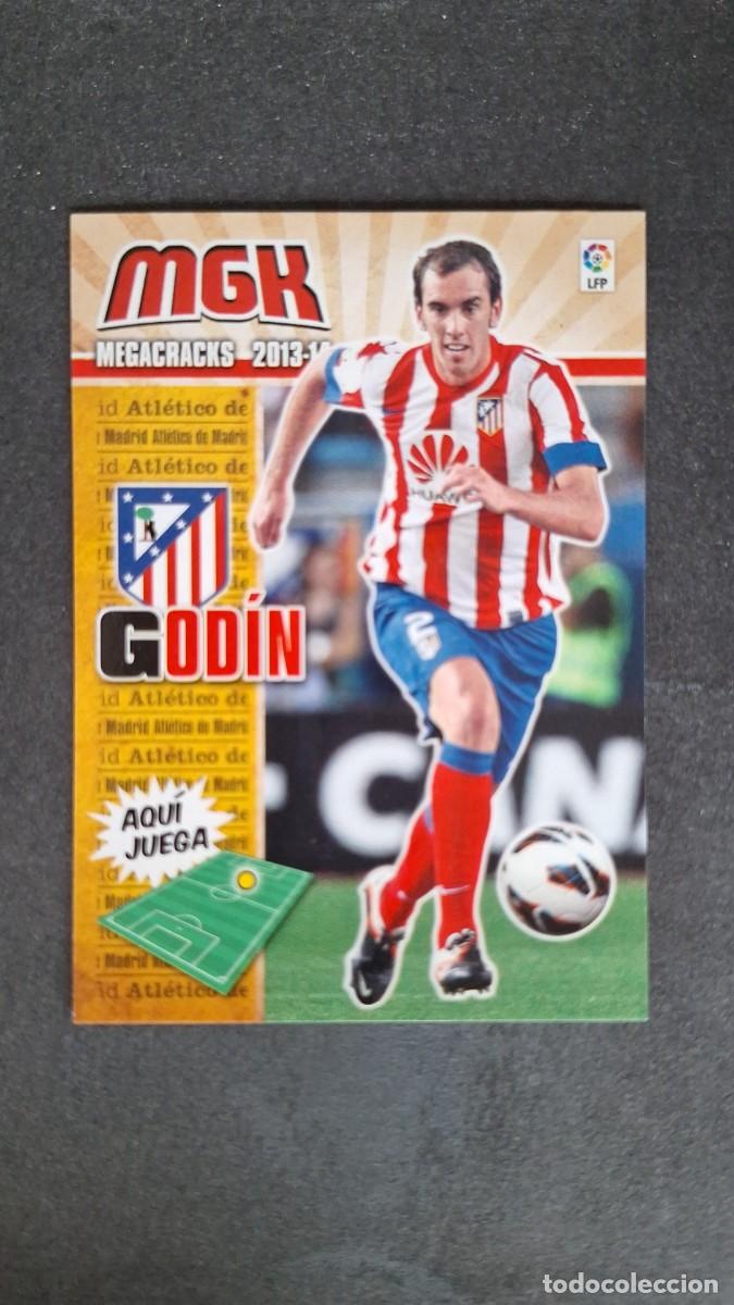 Cromos de f&uacute;tbol: L1 GODIN ATLETICO DE MADRID 41 PANINI MEGACRACKS 2013 2014 13 14
