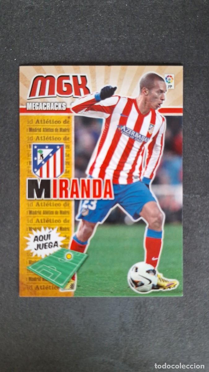 Cromos de f&uacute;tbol: L1 MIRANDA ATLETICO DE MADRID 42 PANINI MEGACRACKS 2013 2014 13 14