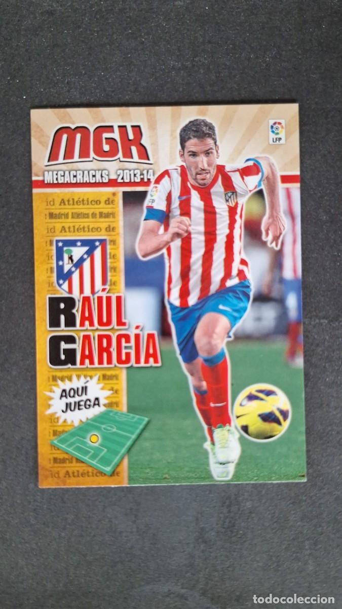 Cromos de f&uacute;tbol: L1 RAUL GARCIA ATLETICO DE MADRID 47 PANINI MEGACRACKS 2013 2014 13 14