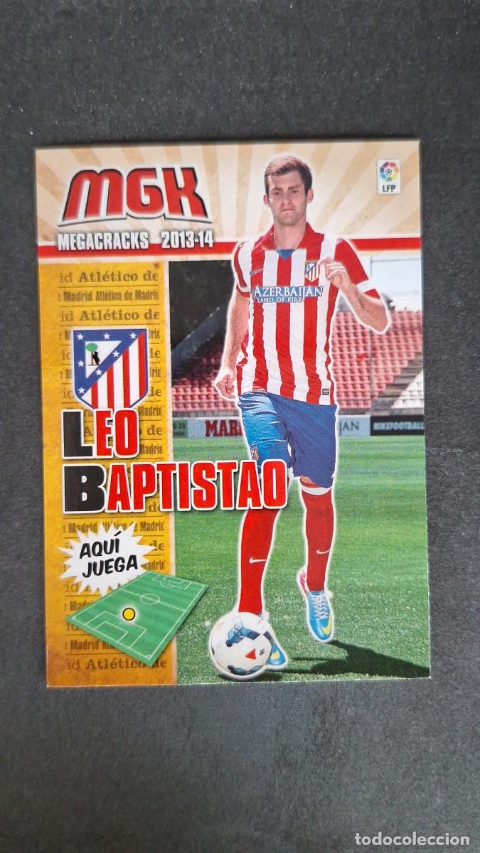 Cromos de f&uacute;tbol: L1 LEO BAPTISTAO ATLETICO DE MADRID 52 PANINI MEGACRACKS 2013 2014 13 14
