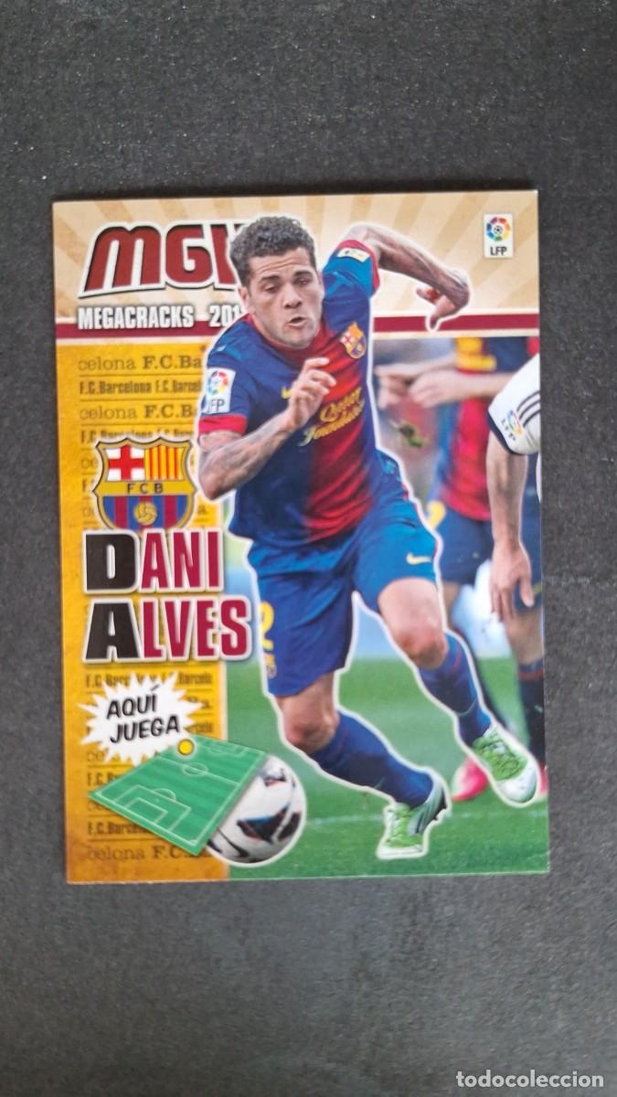Cromos de f&uacute;tbol: L1 DANI ALVES F. C. BARCELONA 57 PANINI MEGACRACKS 2013 2014 13 14