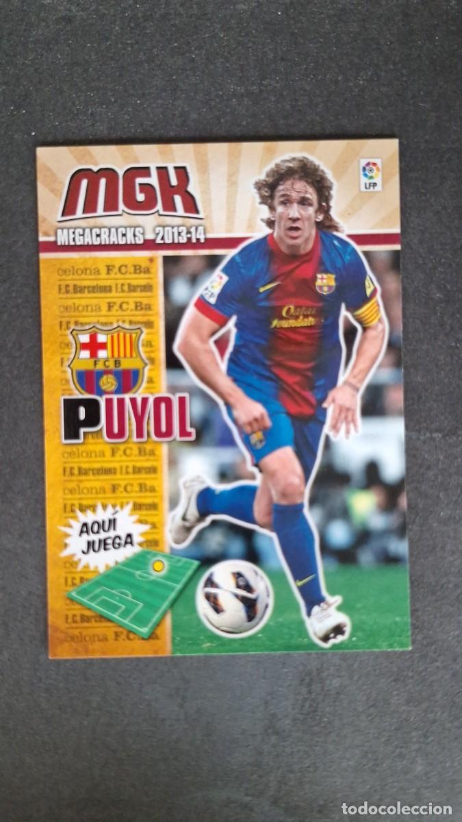 Cromos de f&uacute;tbol: L1 PUYOL F. C. BARCELONA 59 PANINI MEGACRACKS 2013 2014 13 14