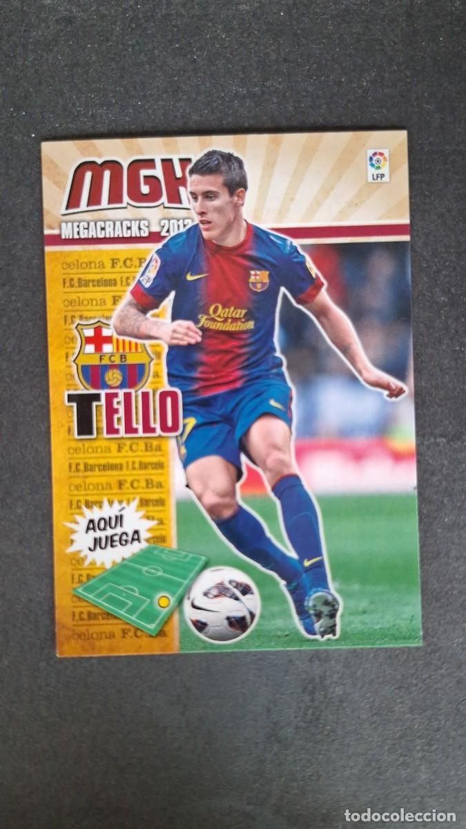 Cromos de f&uacute;tbol: L1 TELLO F. C. BARCELONA 68 PANINI MEGACRACKS 2013 2014 13 14