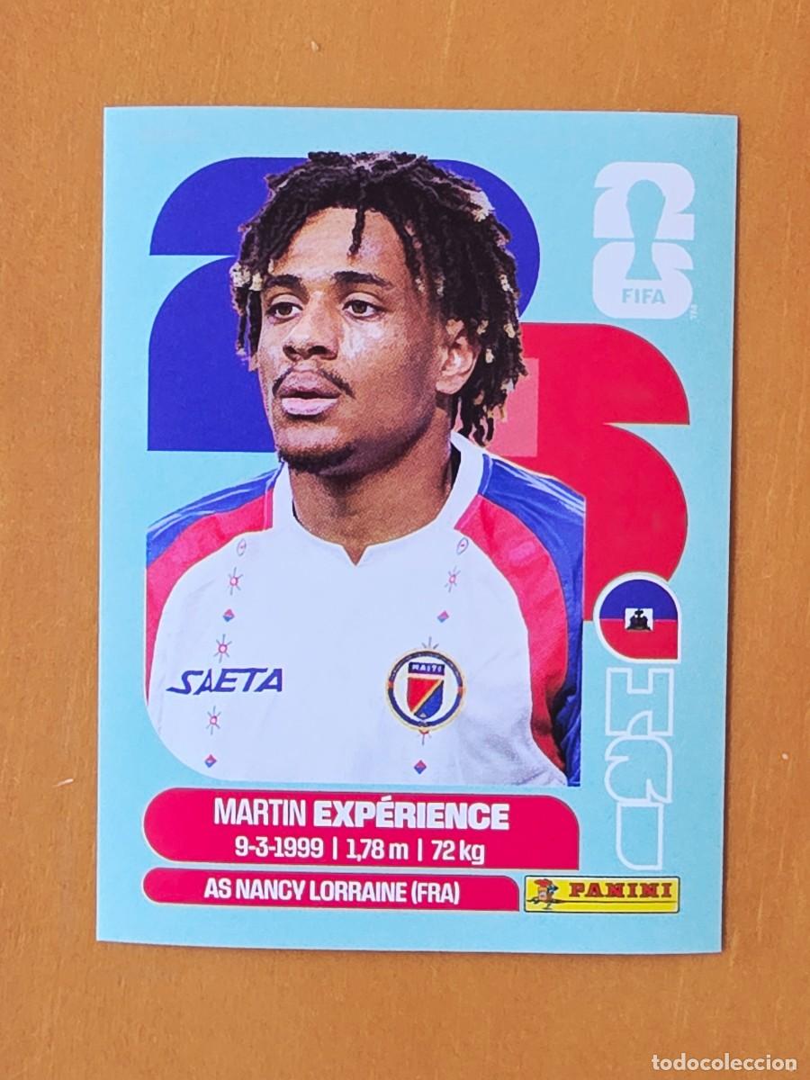 Cromos de f&uacute;tbol: HAI 4 Martin Exp&eacute;rience, Hait&iacute;, Panini FIFA World Cup Mundial 2026 Sticker
