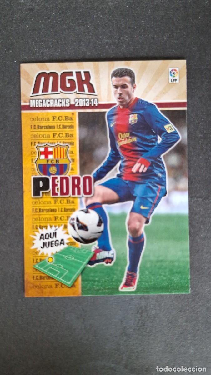 Cromos de f&uacute;tbol: L1 PEDRO F. C. BARCELONA 71 PANINI MEGACRACKS 2013 2014 13 14