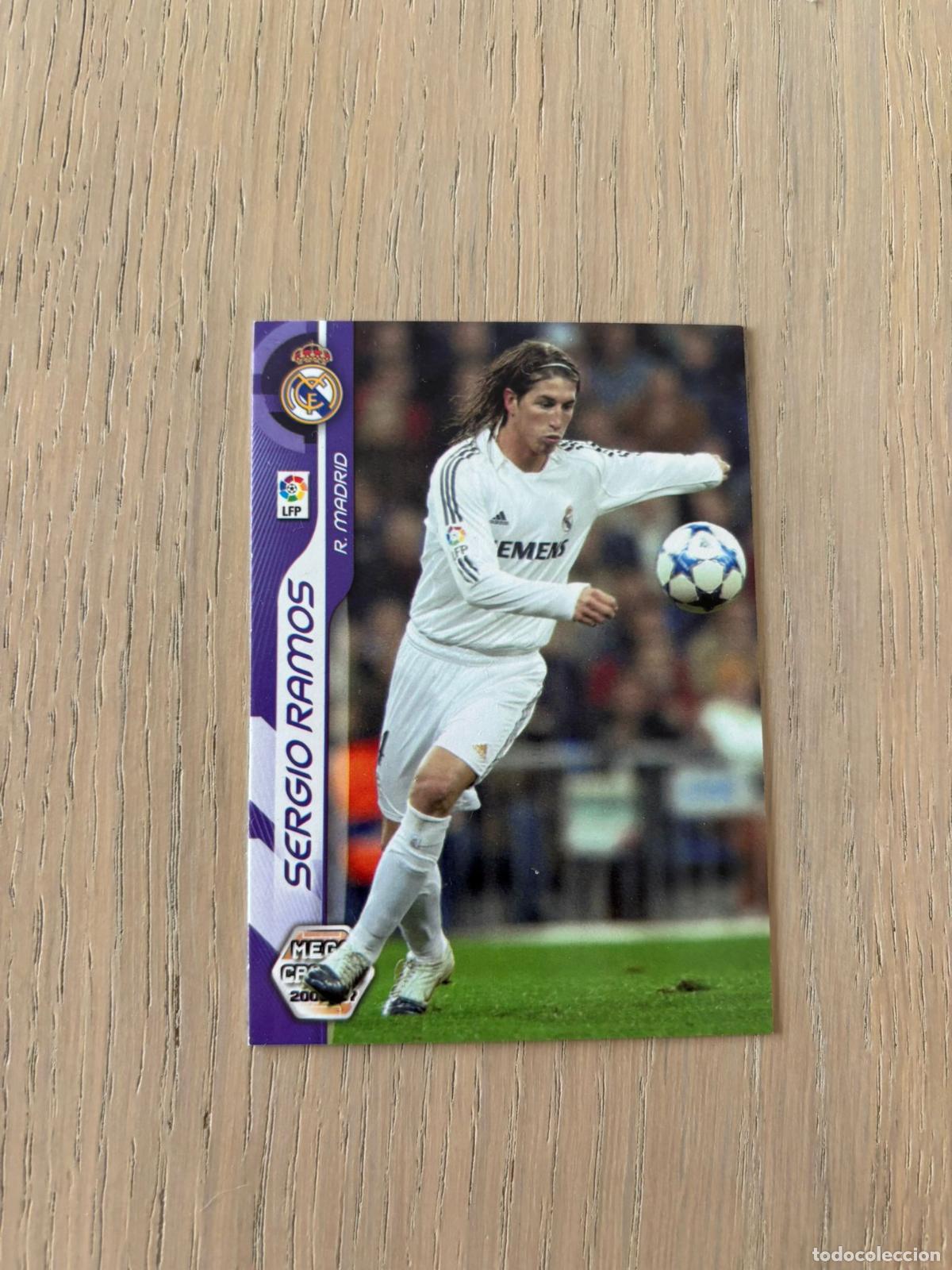 Cromos de f&uacute;tbol: SERGIO RAMOS 186 (REAL MADRID) PANINI MEGAFICHAS MEGACRACKS 2006-2007 06 07 CROMO CARTA M-2