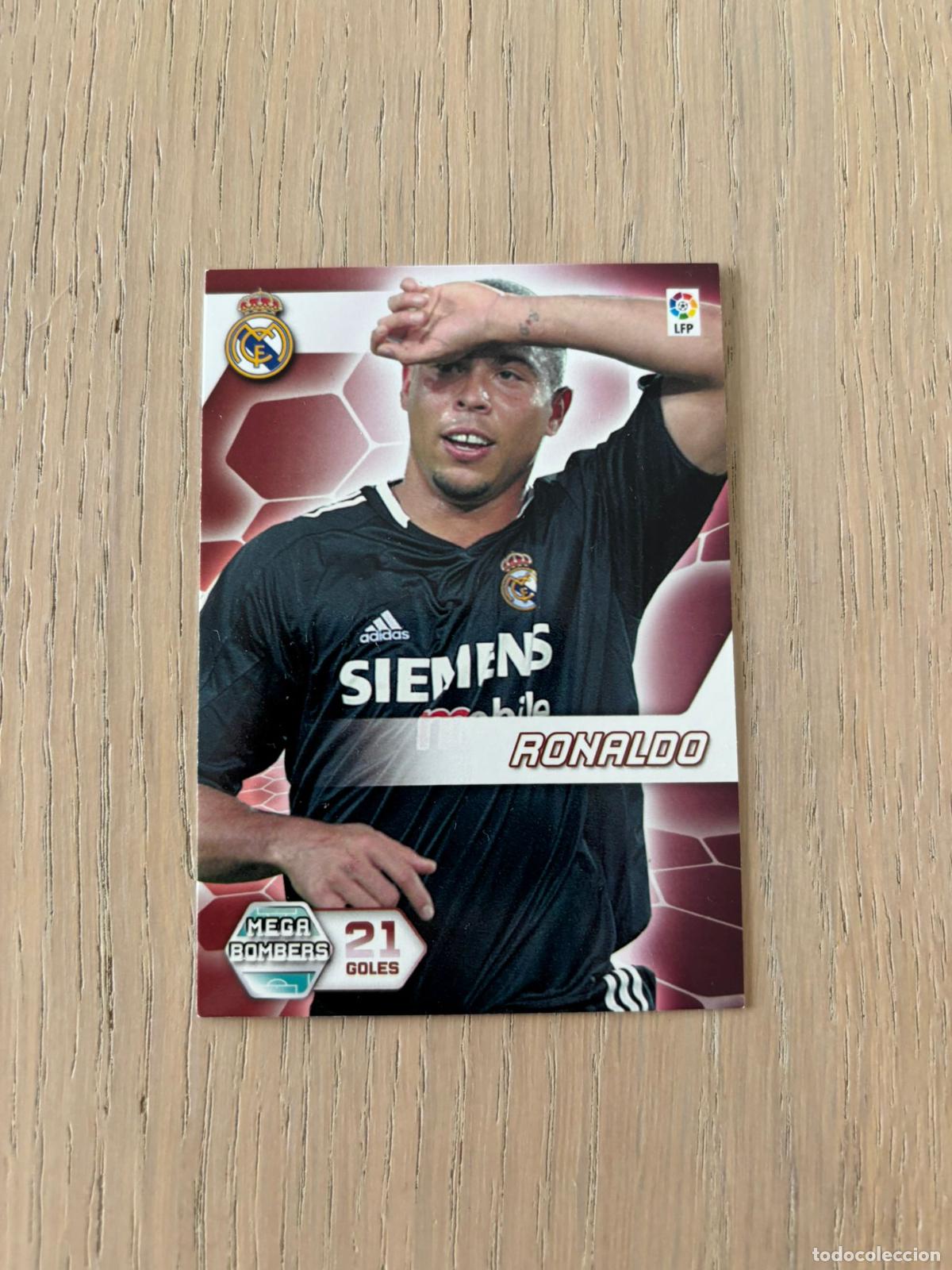 Cromos de f&uacute;tbol: L2 RONALDO REAL MADRID MEGABOMBERS MEGACRACKS 2005 2006 05 06 PANINI