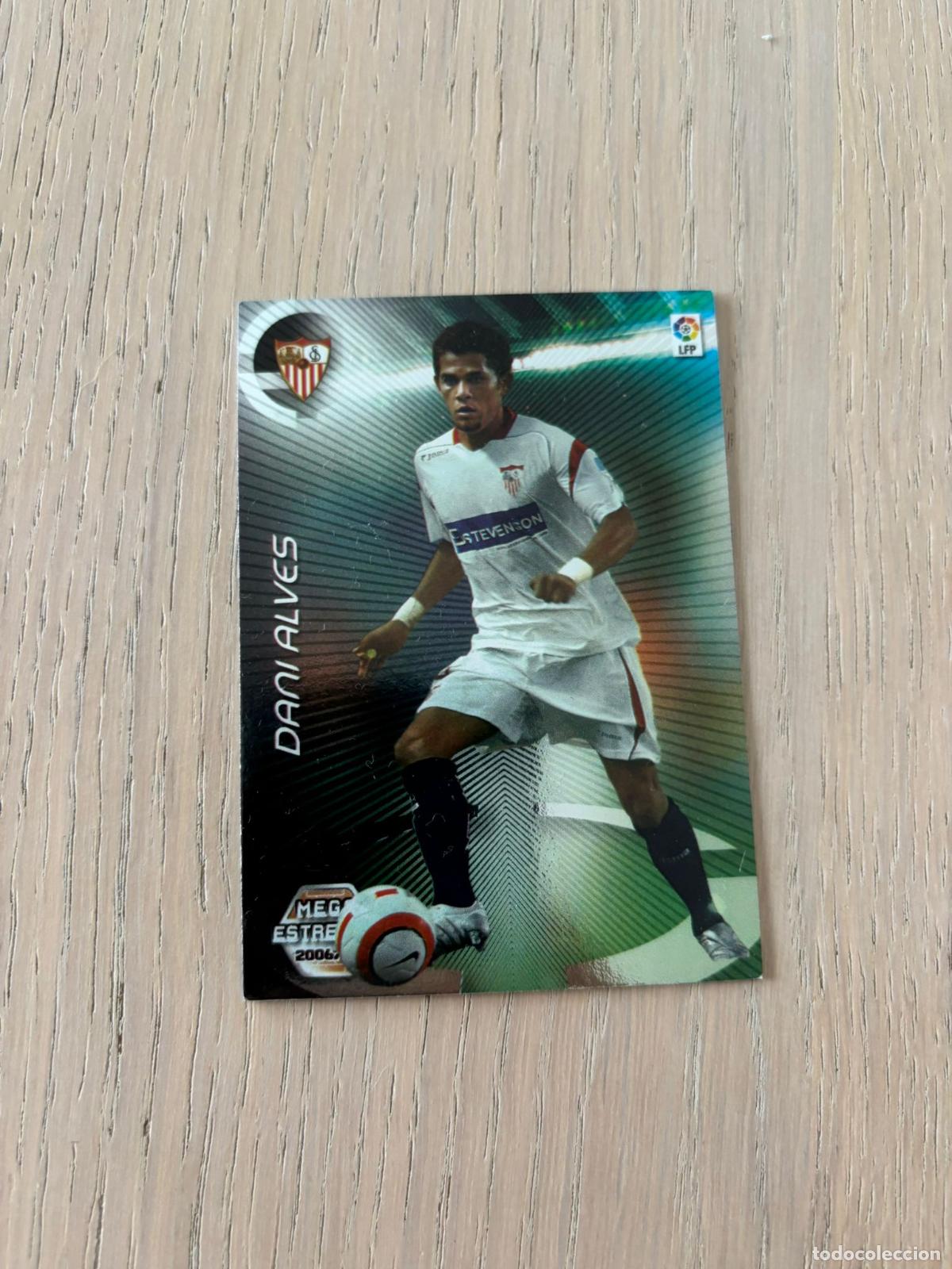 Cromos de f&uacute;tbol: 364 DANI ALVES MEGA ESTRELLA DE MEGACRACKS DEL 2006 2007 06 07 DE PANINI