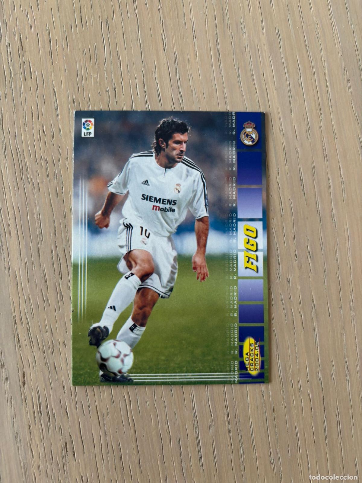 Figurine di Calcio: #176 FIGO - REAL MADRID MEGAFICHAS 2004 2005 PANINI 04 05
