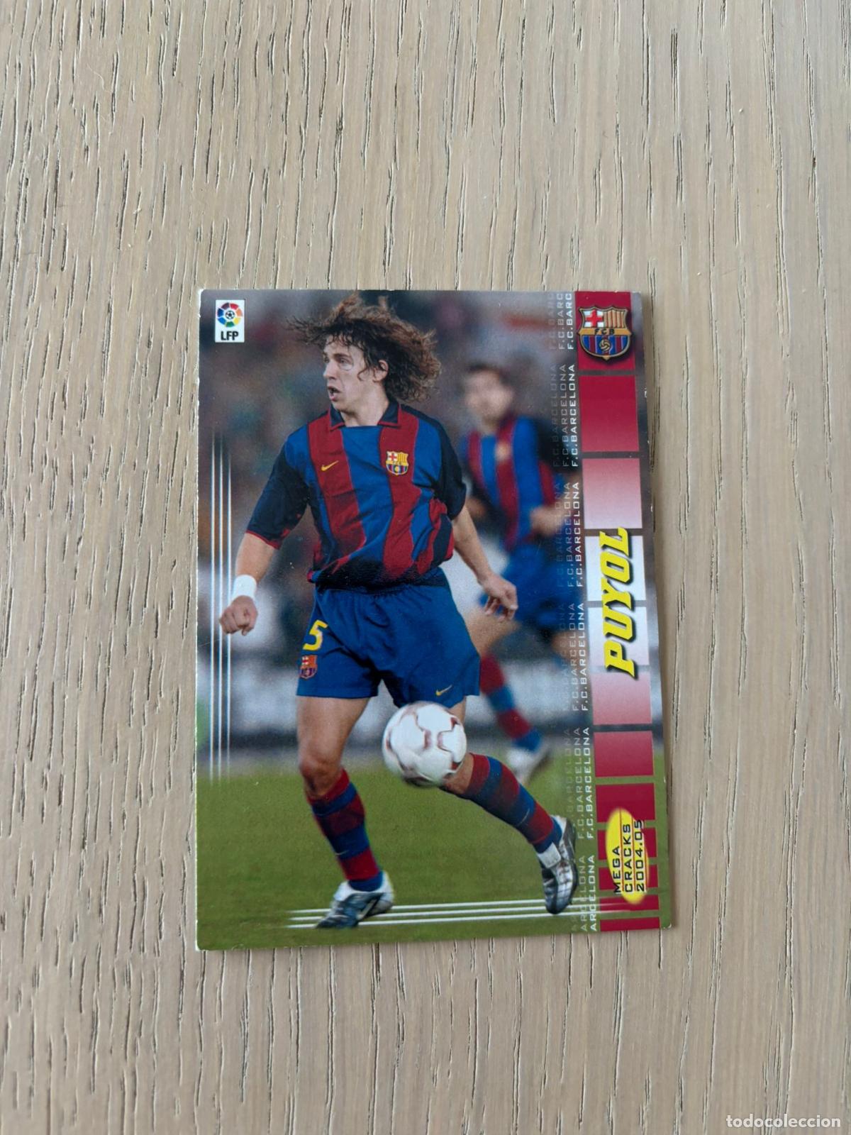 Figurine di Calcio: L2 PUYOL F. C. BARCELONA 59 PANINI MEGACRACKS 2004 2005 04 05