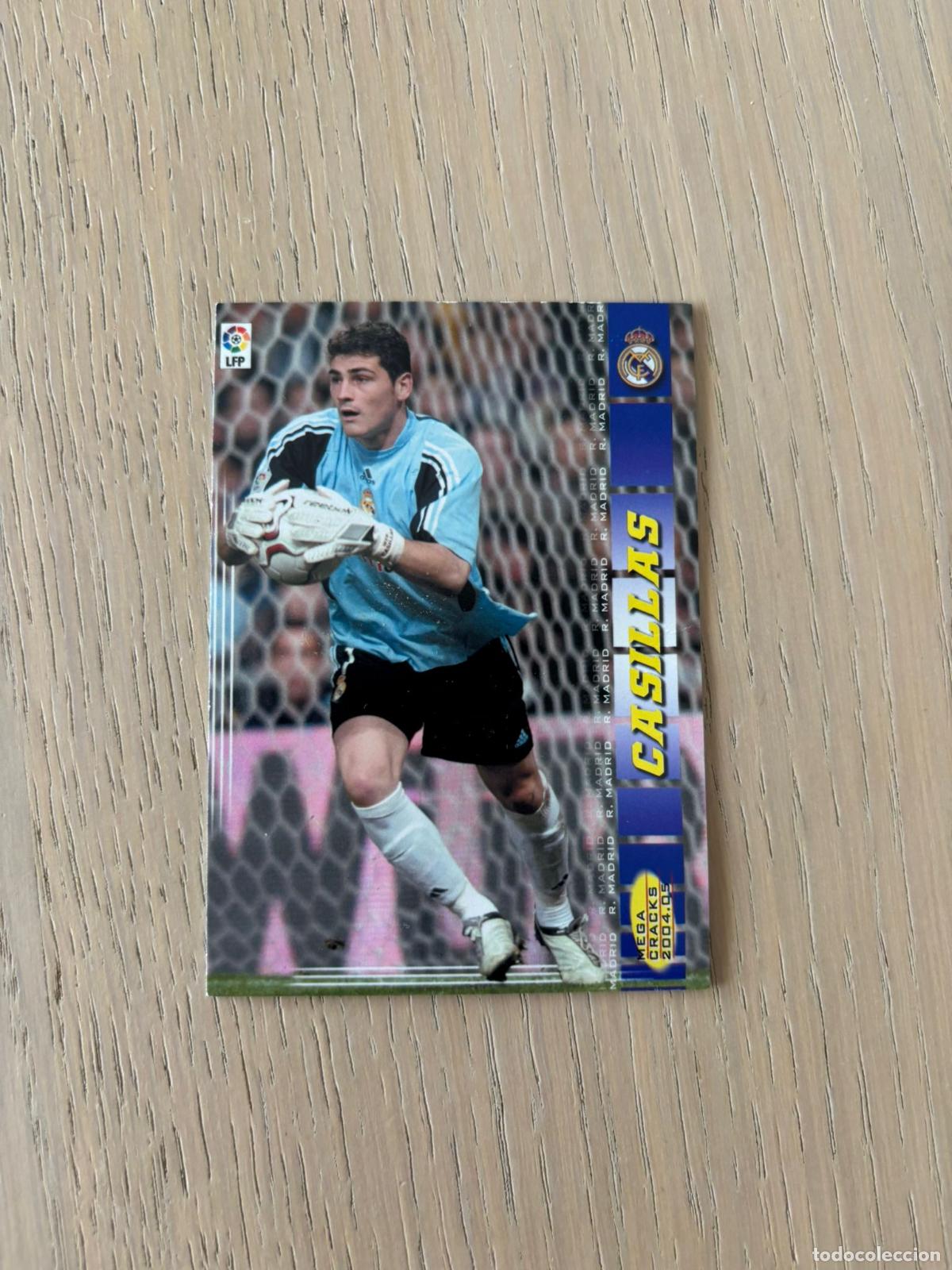 Cromos de Futebol: L2 CASILLAS REAL MADRID 164 PANINI MEGACRACKS 2004 2005 04 05
