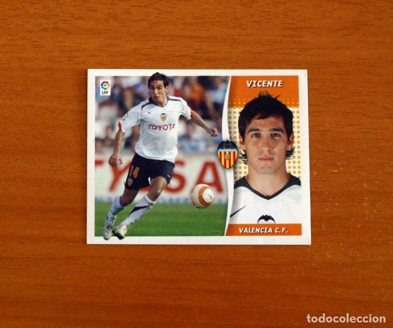 Cartes &agrave; collectionner de Football: Valencia - Vicente - Liga 2006-2007, 06-07 - Ediciones Este - Nunca pegado