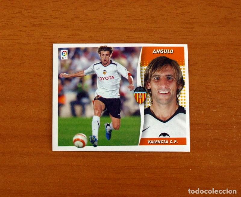 Cromos de f&uacute;tbol: Valencia - Angulo - Liga 2006-2007, 06-07 - Ediciones Este - Nunca pegado