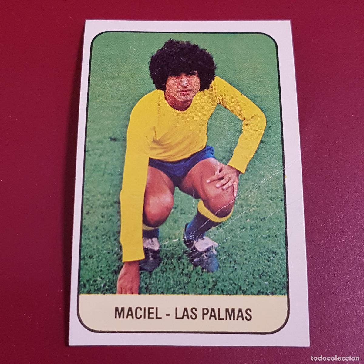 Cartes &agrave; collectionner de Football: ESTE - LIGA 78 79 - 1978 1979 - UN CROMO - LAS PALMAS - MACIEL - NUNCA PEGADO