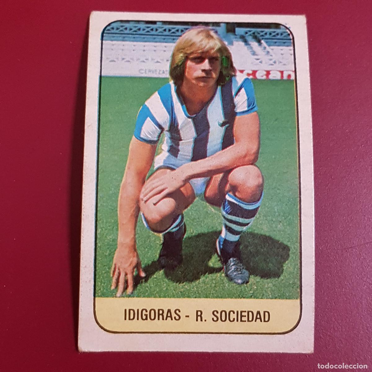 Fu&szlig;ball-Sticker: ESTE - LIGA 78 79 - 1978 1979 - UN CROMO - REAL SOCIEDAD - IDIGORAS - NUNCA PEGADO