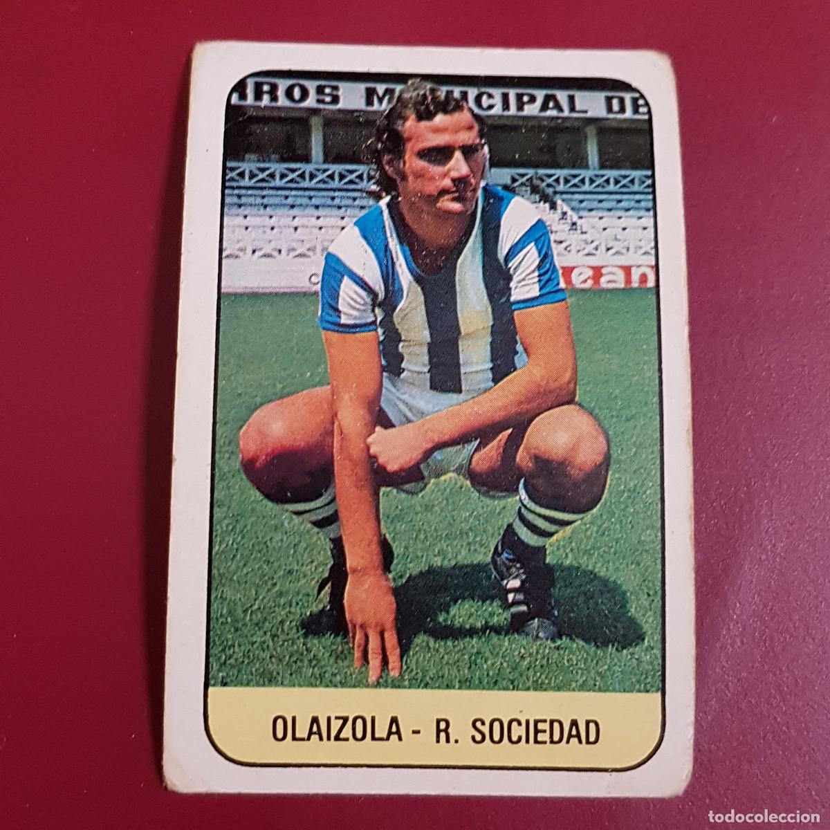 Fu&szlig;ball-Sticker: ESTE - LIGA 78 79 - 1978 1979 - UN CROMO - REAL SOCIEDAD - OLAIZOLA - NUNCA PEGADO