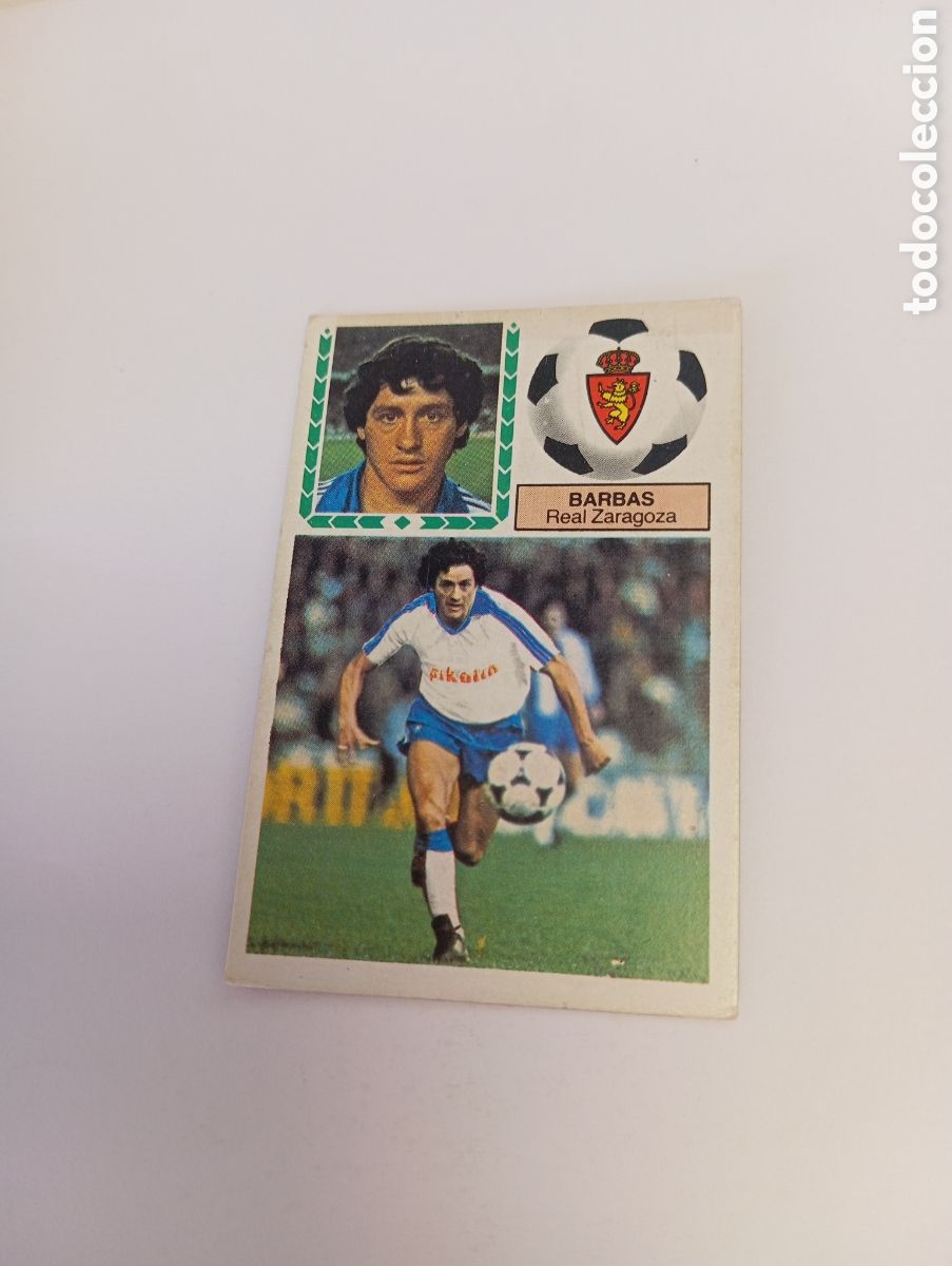Cartes &agrave; collectionner de Football: BARBAS Zaragoza Liga Este 1983 1984 NUEVO 83 84 SIN PEGAR