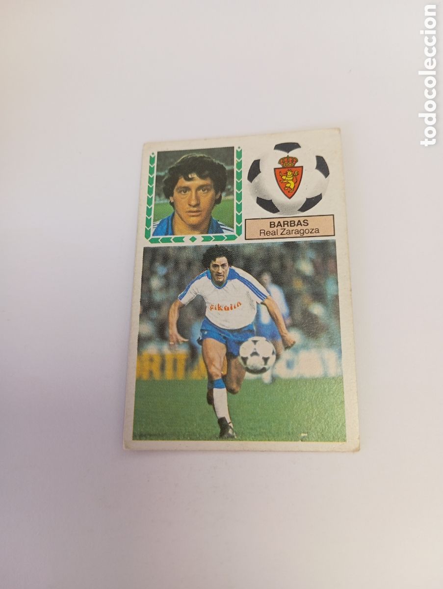 Cartes &agrave; collectionner de Football: BARBAS Zaragoza Liga Este 1983 1984 NUEVO 83 84 SIN PEGAR