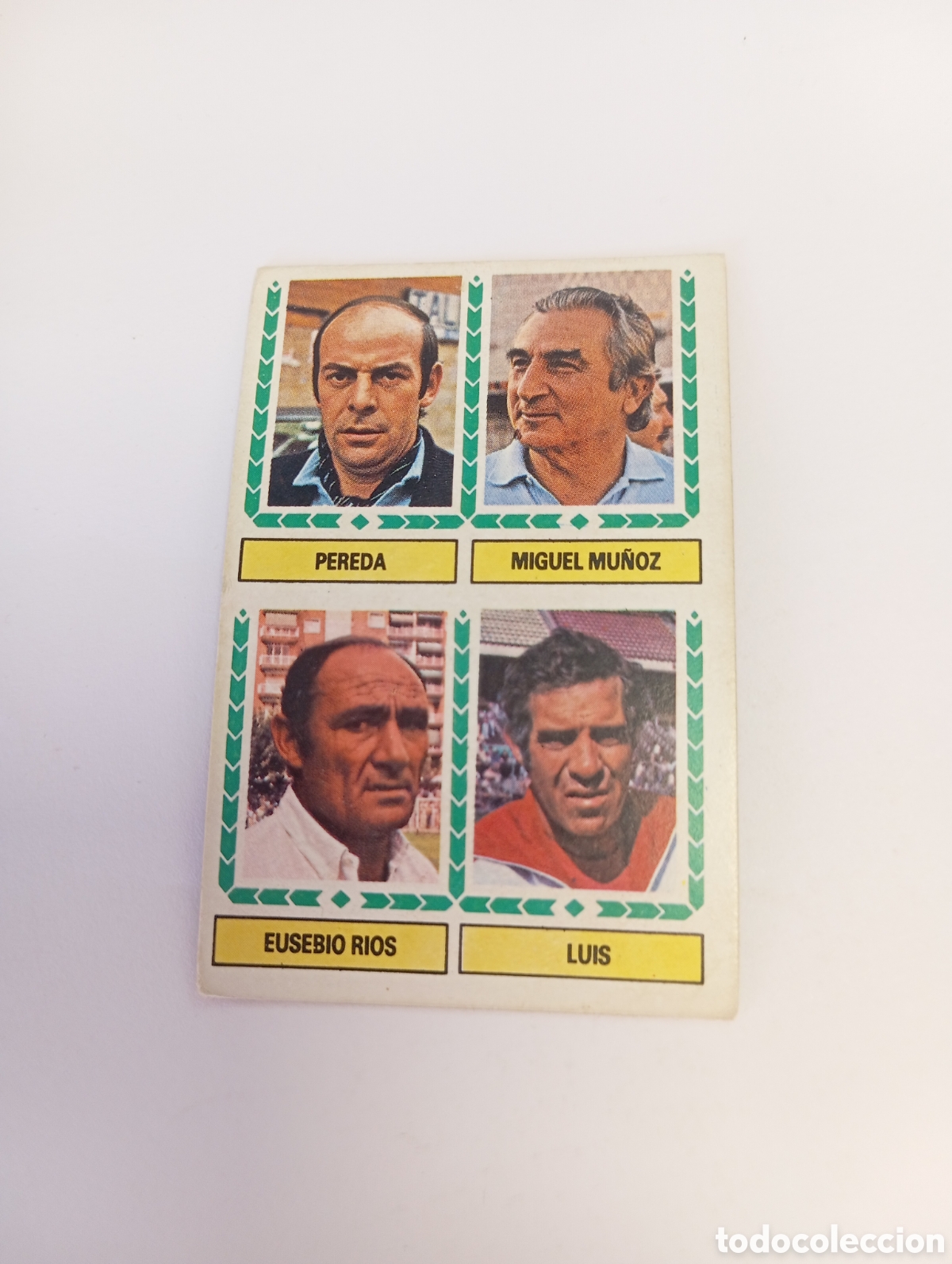 Cromos de f&uacute;tbol: PEREDA MU&Ntilde;OZ RIOS LUIS Liga Este ENTRENADORES 1983 1984 NUEVO 83 84 SIN PEGAR
