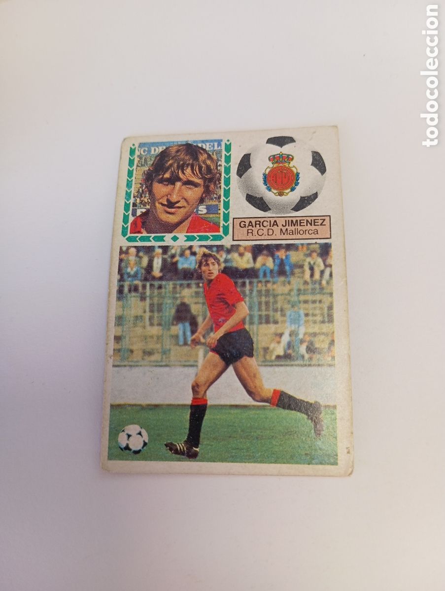Figurine di Calcio: FICHAJE 18 GARC&Iacute;A JIM&Eacute;NEZ Liga Este 1983 1984 NUEVO 83 84 SIN PEGAR