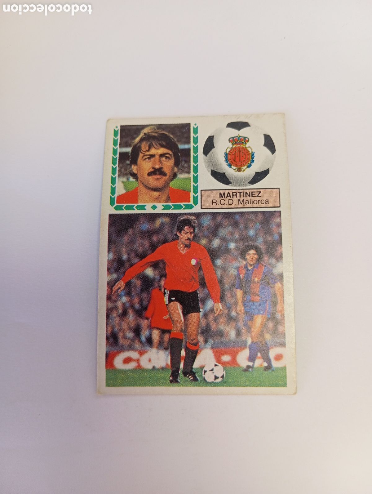 Figurine di Calcio: FICHAJE 23 MART&Iacute;NEZ con MARADONA Liga Este 1983 1984 NUEVO 83 84 SIN PEGAR