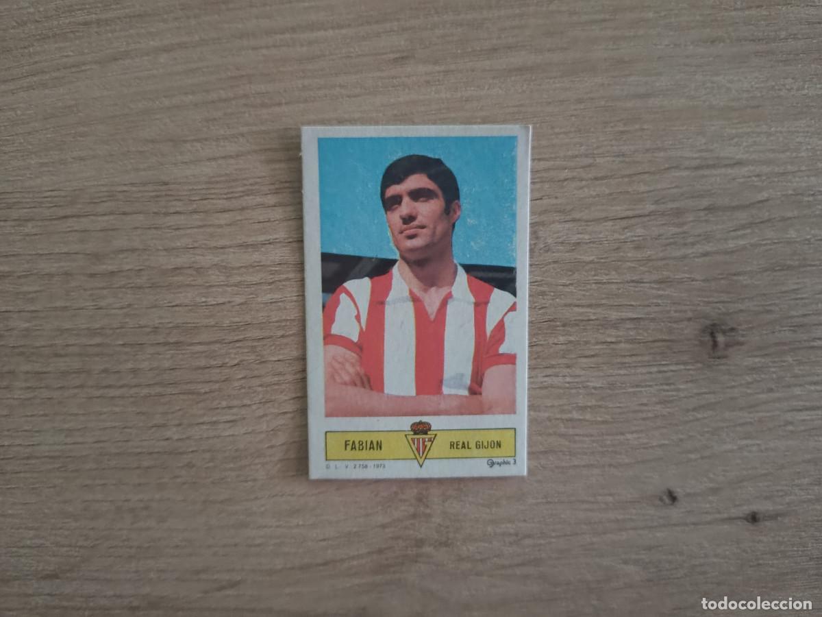 Cromos de f&uacute;tbol: CROMO DE FUTBOL LIGA ESTE FABIAN SPORTING GIJON DESPEGADO 73 74 1973 1974 D626