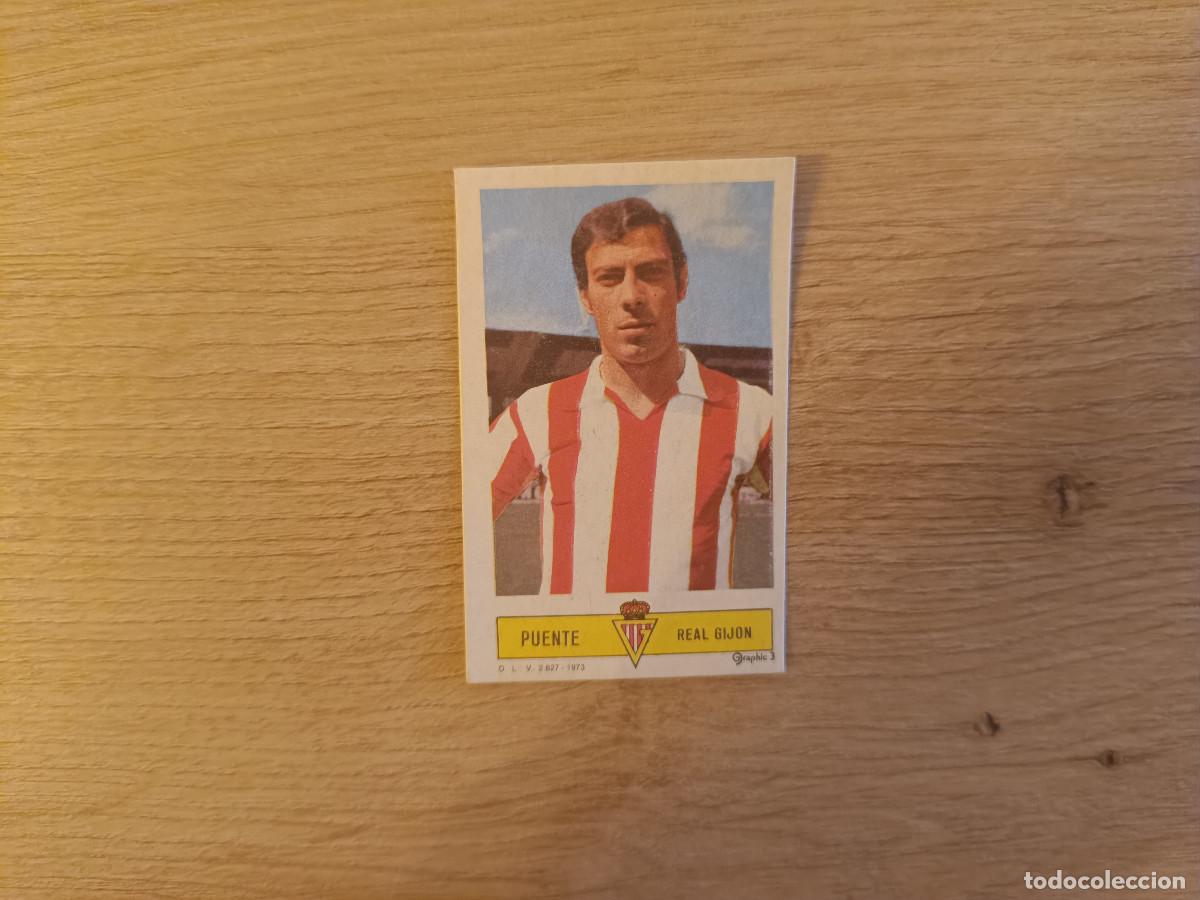 Cromos de f&uacute;tbol: CROMO DE FUTBOL LIGA ESTE PUENTE REAL GIJON DESPEGADO 73 74 1973 1974 D626