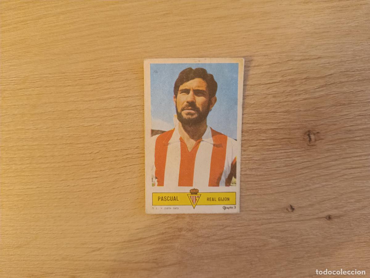 Cromos de f&uacute;tbol: CROMO DE FUTBOL LIGA ESTE PASCUAL REAL GIJON DESPEGADO 73 74 1973 1974 D626