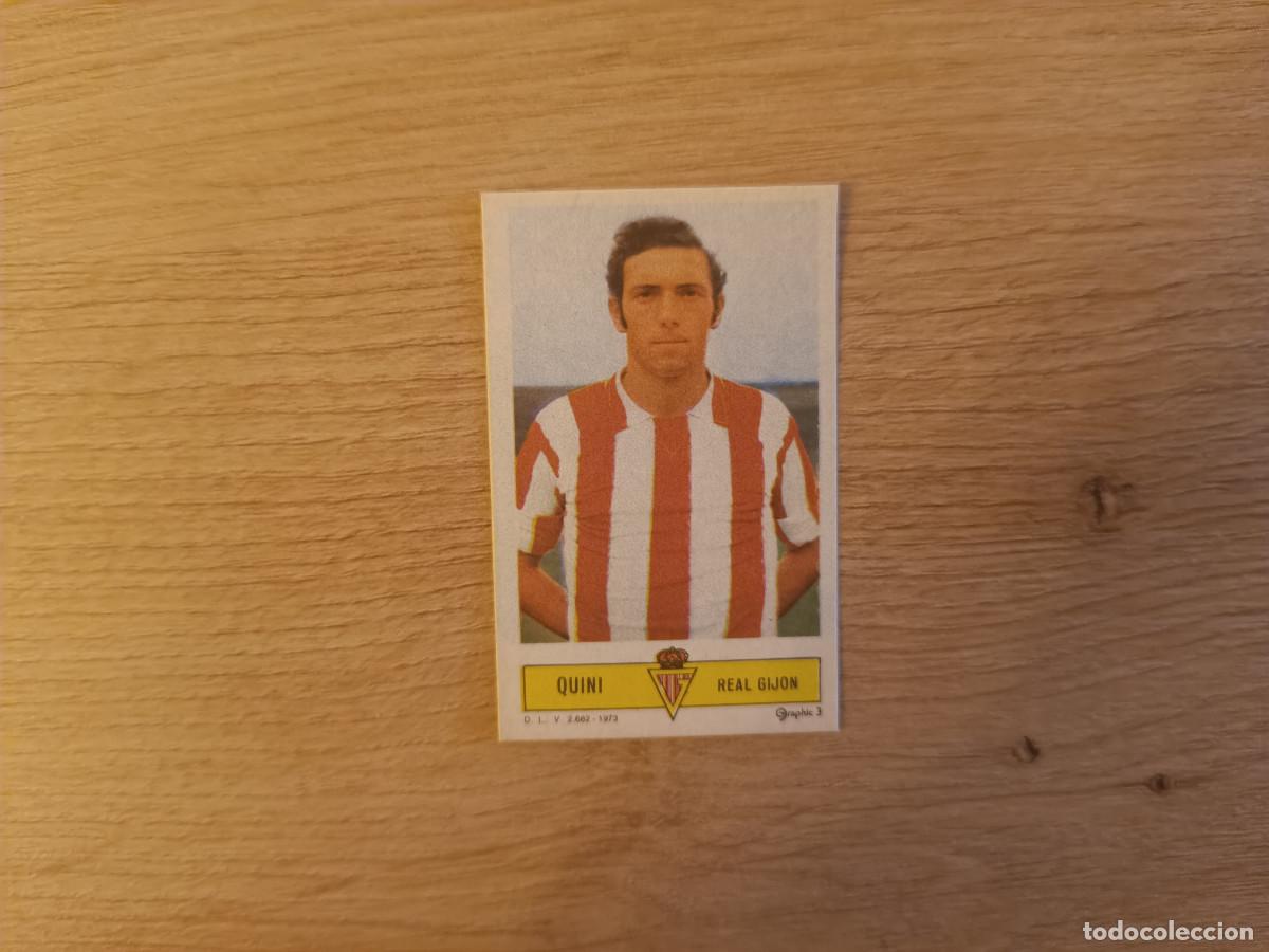Cromos de f&uacute;tbol: CROMO DE FUTBOL LIGA ESTE QUINI REAL GIJON DESPEGADO 73 74 1973 1974 D626
