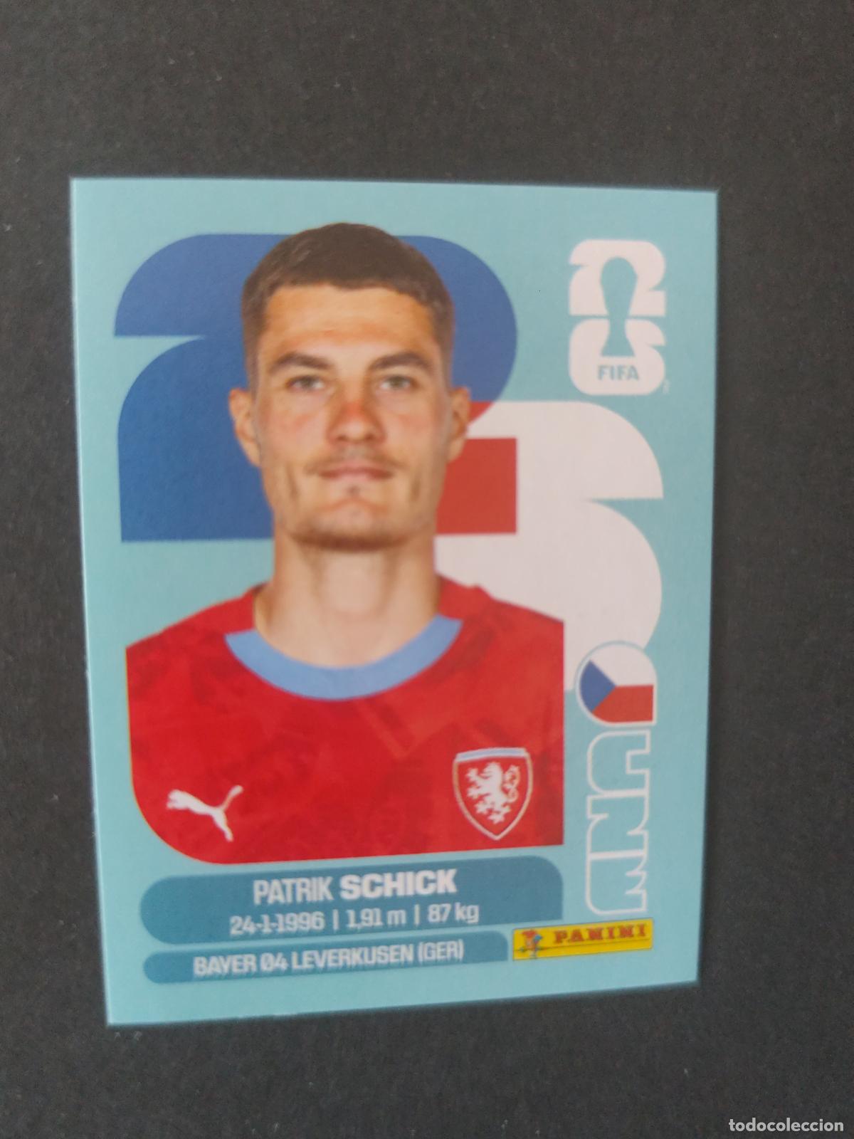 Cromos de f&uacute;tbol: CZE20 PATRIK SCHICK 20 REP&Uacute;BLICA CHECA CHEQUIA MUNDIAL FIFA WORLD CUP 2026 STICKER PANINI SIN PEGAR