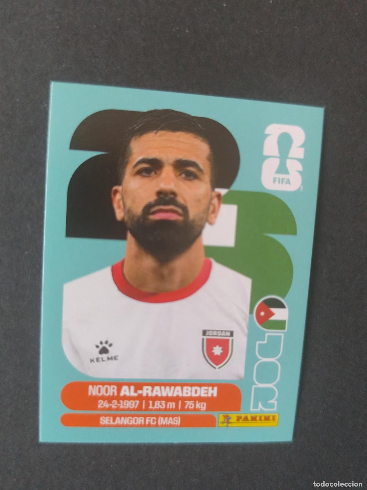 Cromos de f&uacute;tbol: JOR11 NOOR AL-RAWABDEH 11 JORDANIA MUNDIAL FIFA WORLD CUP 2026 STICKER PANINI SIN PEGAR