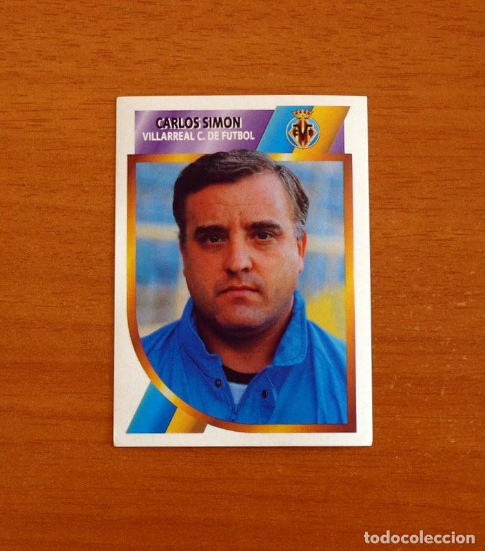 Cartes &agrave; collectionner de Football: Villarreal -Carlos Sim&oacute;n Entrenador- Ediciones Este Liga 1994-1995, 94-95 -2&ordf; divisi&oacute;n -Nunca pegado