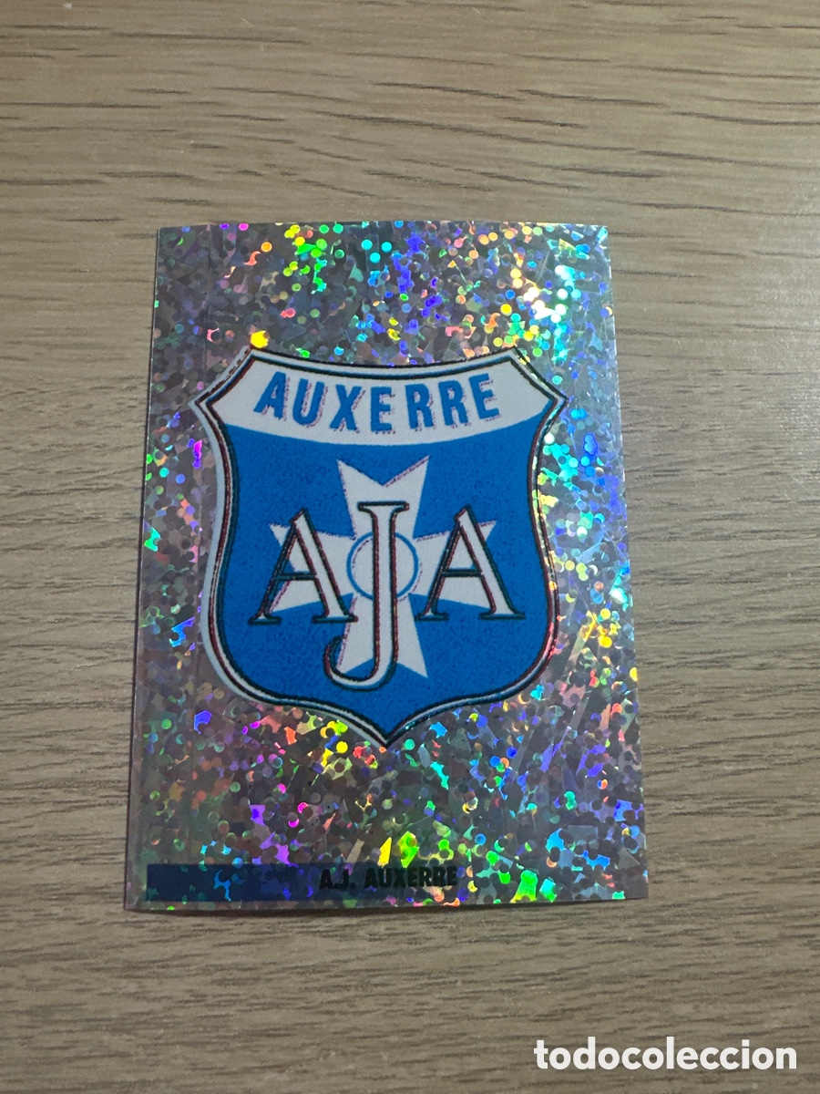 Cromos de f&uacute;tbol: ESCUDO n&ordm; 27 AUXERRE LOS MEJORES EQUIPOS DE EUROPA 96 97 PANINI SIN PEGAR NUNCA PEGADO