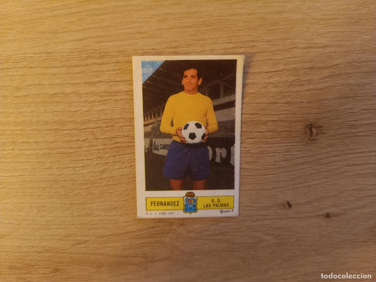 Cromos de f&uacute;tbol: CROMO DE FUTBOL LIGA ESTE FERNANDEZ LAS PALMAS DESPEGADO 73 74 1973 1974 D626