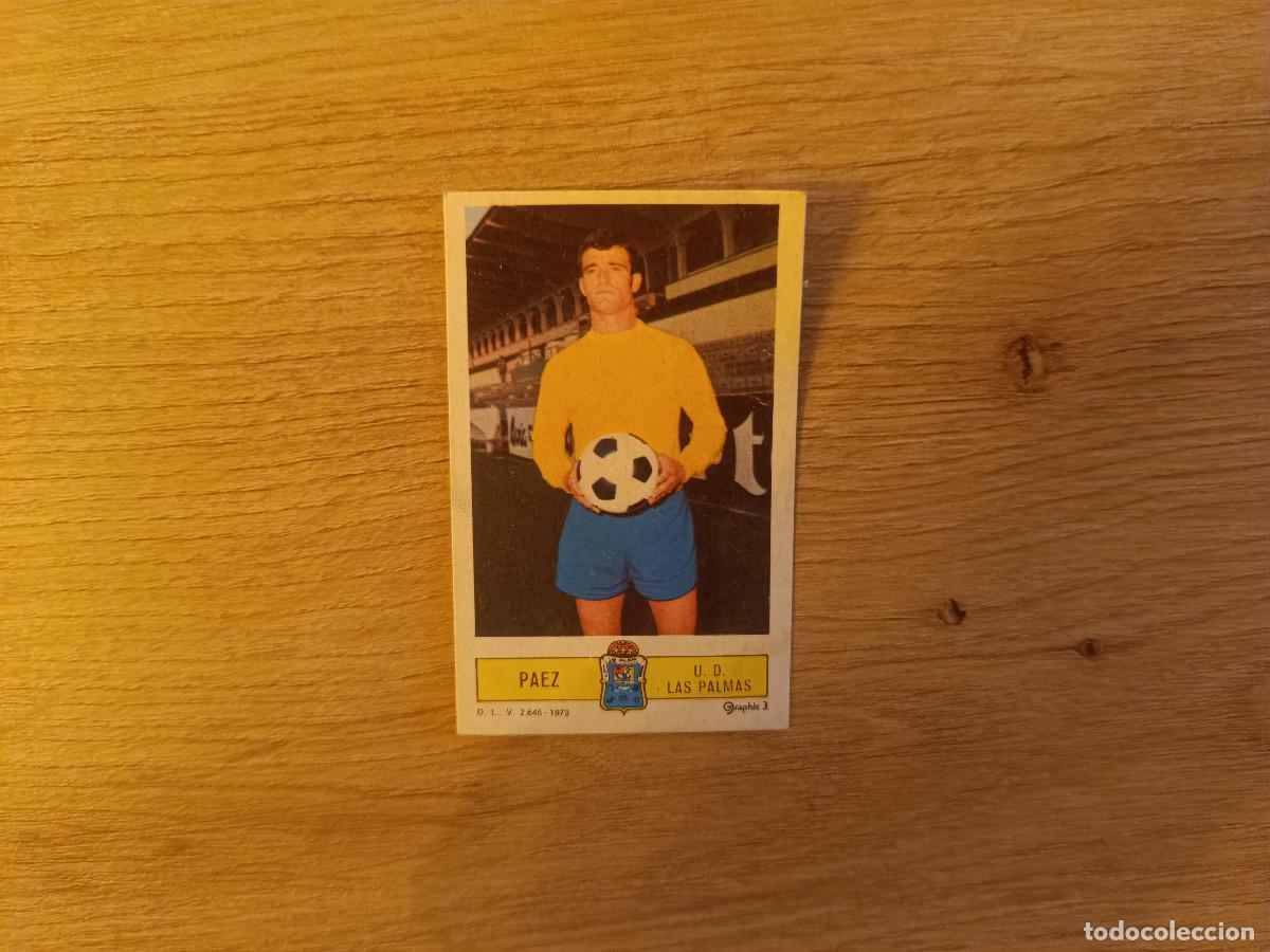 Fu&szlig;ball-Sticker: CROMO DE FUTBOL LIGA ESTE PAEZ LAS PALMAS DESPEGADO 73 74 1973 1974 D626