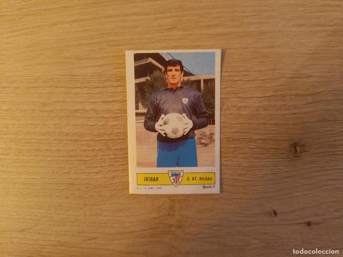 Fu&szlig;ball-Sticker: CROMO DE FUTBOL LIGA ESTE IRIBAR ATHLETIC BILBAO DESPEGADO 73 74 1973 1974 D626
