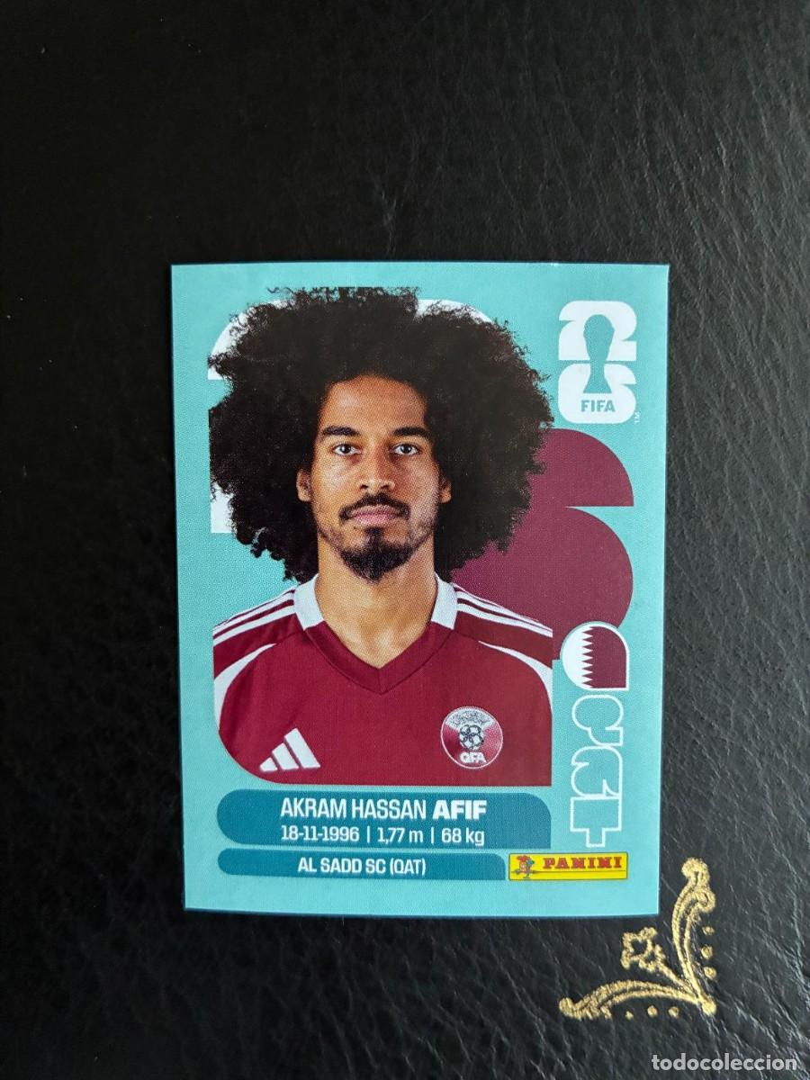 Cromos de Futebol: QAT 18 AKRAM HASSAN AFIF QAT18 QATAR CATAR FIFA WORLD CUP MUNDIAL 2026 26 PANINI