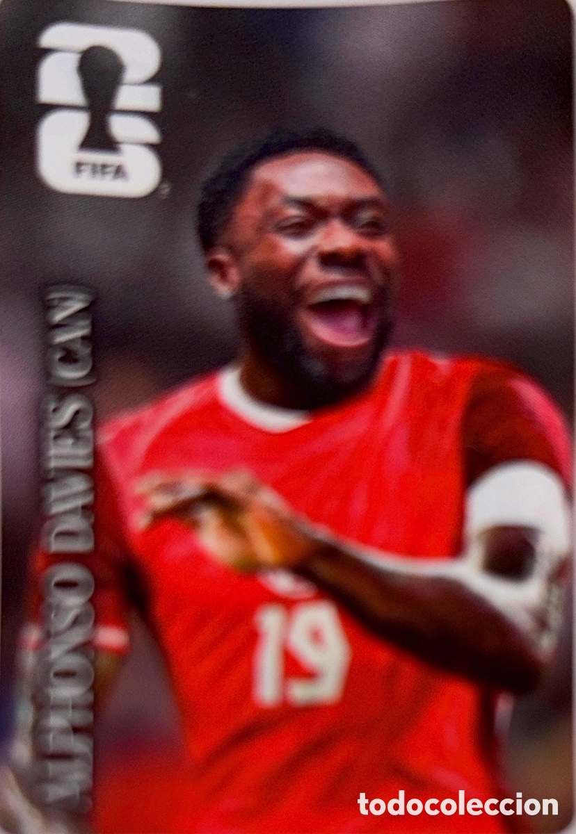 Cromos de f&uacute;tbol: CCE 07 Alphonso Davies (Canad&aacute;) -MUNDIAL EEUU -CANADA- MEXICO 2026 WORLD CUP 2026 (COCA COLA PANINI)