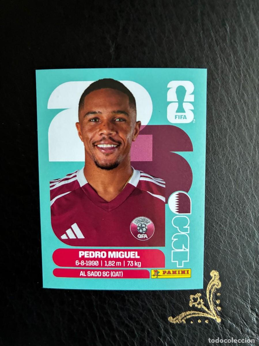 Cromos de f&uacute;tbol: QAT 7 PEDRO MIGUEL QAT7 QATAR CATAR FIFA WORLD CUP MUNDIAL 2026 26 PANINI