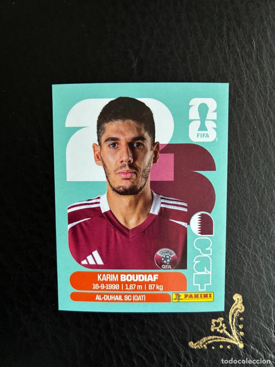 Cromos de f&uacute;tbol: QAT 10 KARIM BOUDIAF QAT10 QATAR CATAR FIFA WORLD CUP MUNDIAL 2026 26 PANINI
