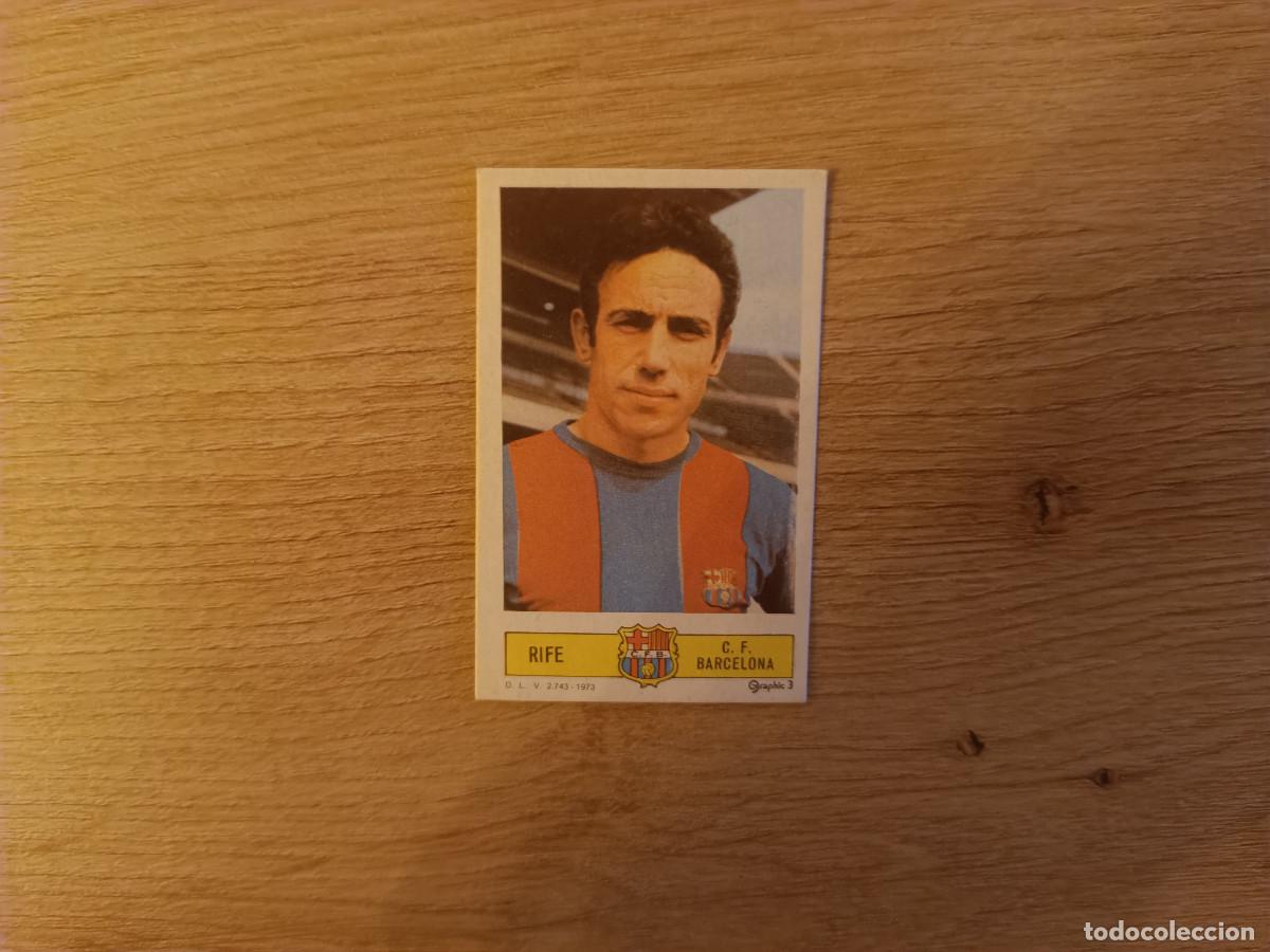 Cromos de f&uacute;tbol: CROMO DE FUTBOL LIGA ESTE RIFE BARCELONA DESPEGADO 73 74 1973 1974 D626
