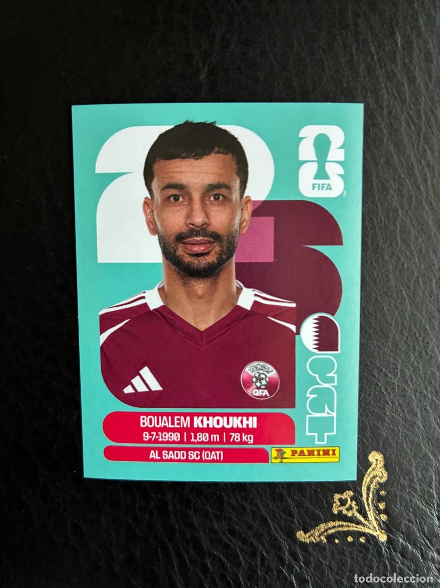 Cromos de f&uacute;tbol: QAT 6 BOUALEM KHOUKHI QAT6 QATAR CATAR FIFA WORLD CUP MUNDIAL 2026 26 PANINI